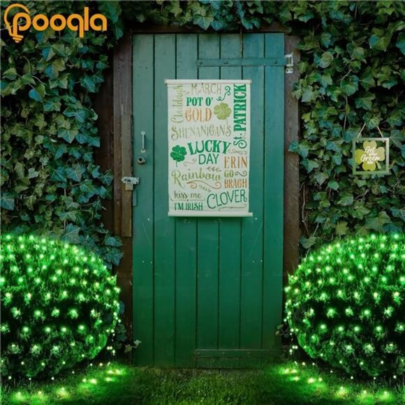 14.8x4.9 ft Net Lights, 300 LED Christmas Green Lights with 8 Lighting Modes - Picture 2 of 7